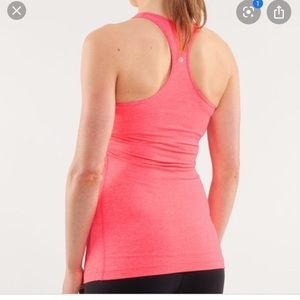 Heathered Red Cool Racerback Lululemon tank top